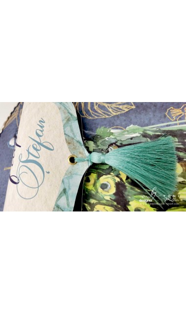 Trusou botez cu pauni pentru baieti Royal Peacock  17